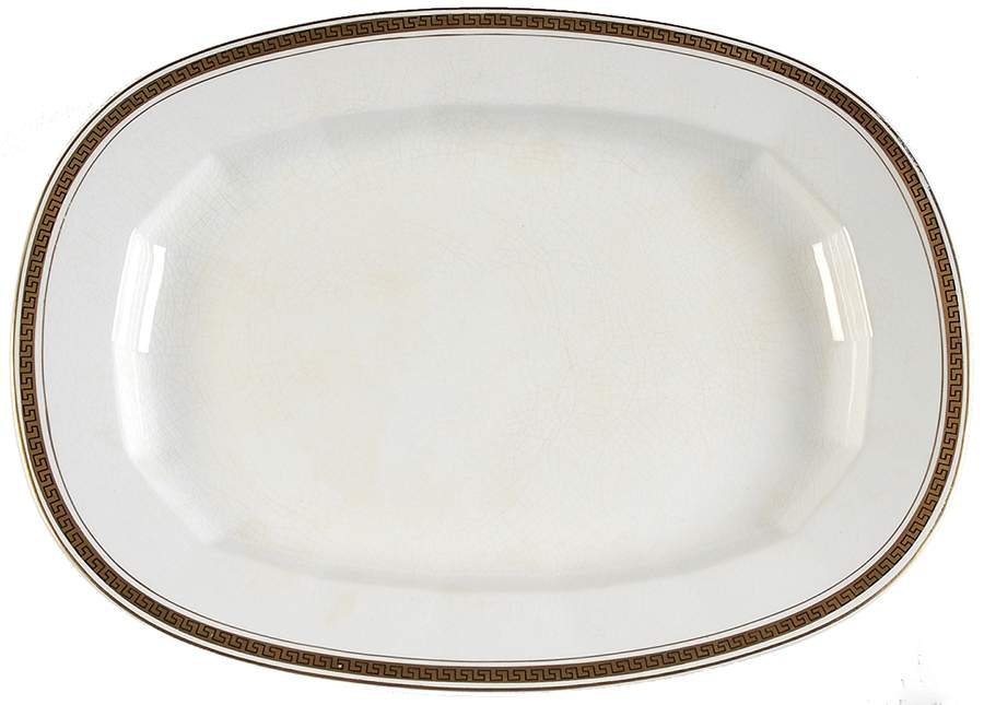 KNO212 13" Oval Serving Platter by Edwin Knowles-1