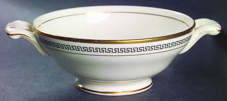 KNO22 Footed Cream Soup Bowl by Edwin Knowles-1