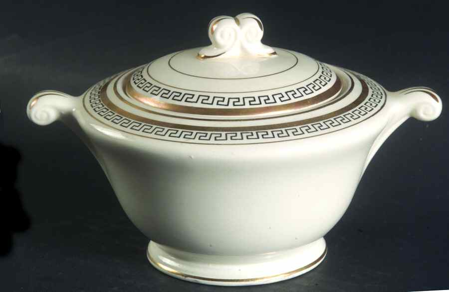 KNO22 Sugar Bowl & Lid by Edwin Knowles-1