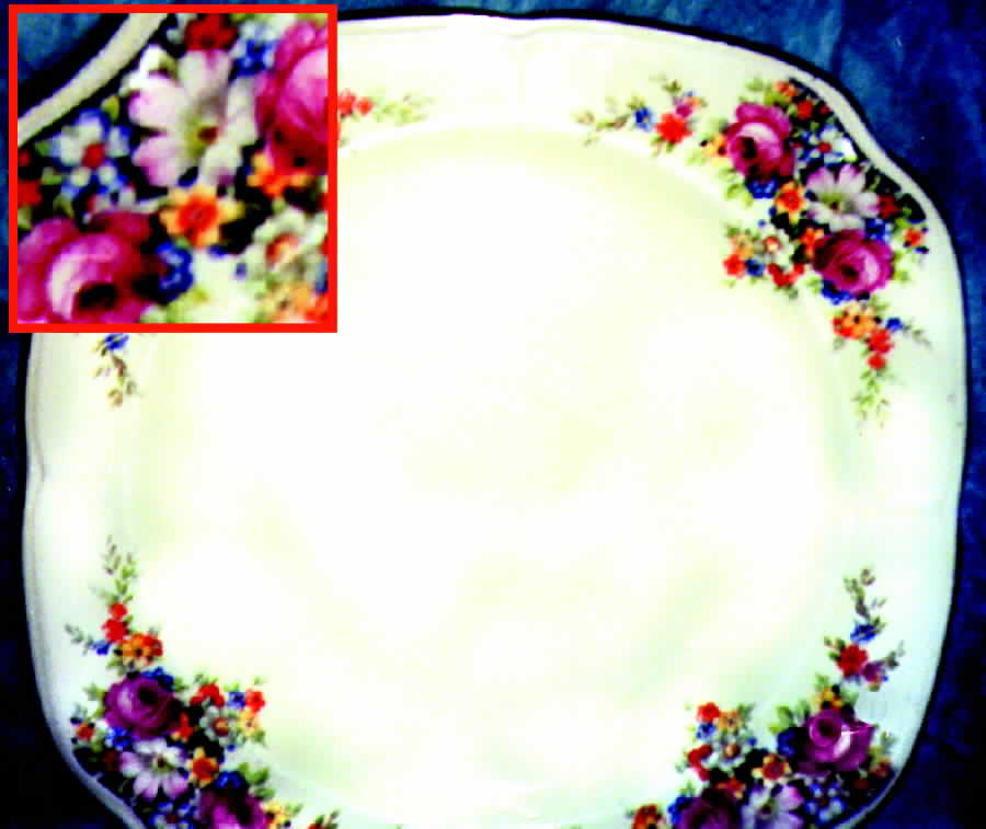 KNO227 Square Dinner Plate by Edwin Knowles-1
