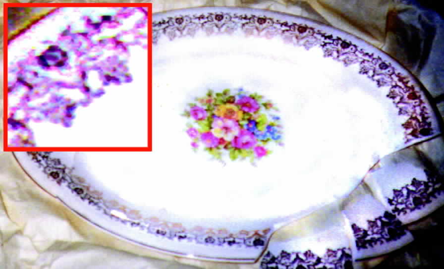 KNO239 14" Oval Serving Platter by Edwin Knowles-1