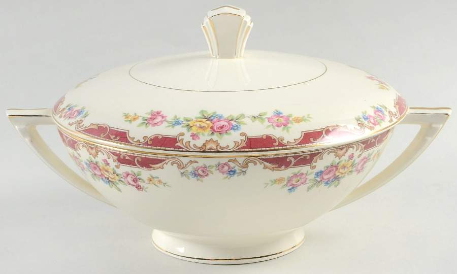 KNO24 Round Covered Vegetable by Edwin Knowles-1