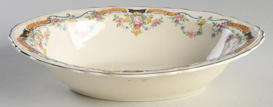 271-0 9" Oval Vegetable Bowl by Edwin Knowles-1