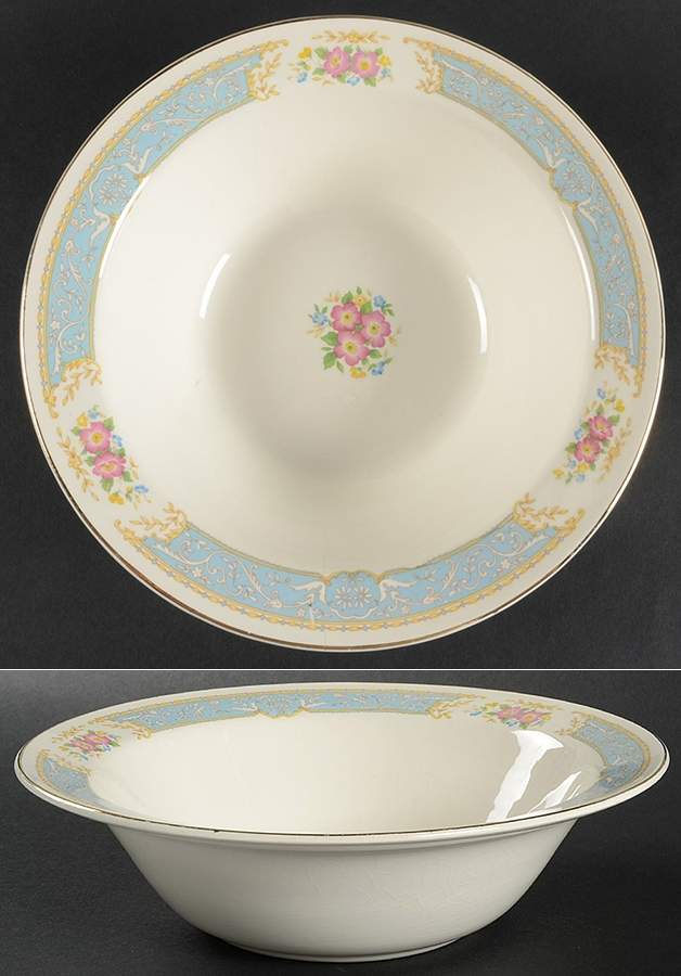 82681 9" Round Vegetable Bowl by Edwin Knowles-1