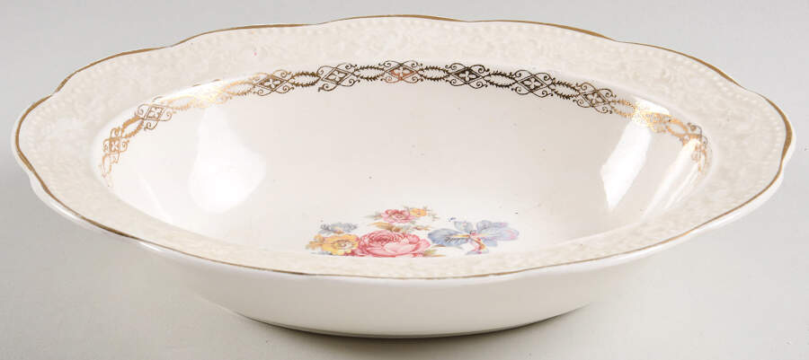 KNO260 9" Oval Vegetable Bowl by Edwin Knowles-1