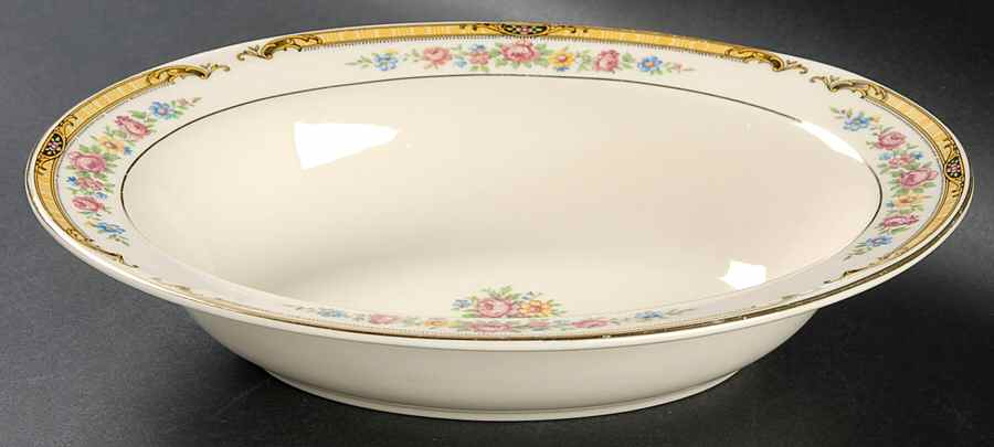 59031 9" Oval Vegetable Bowl by Edwin Knowles-1