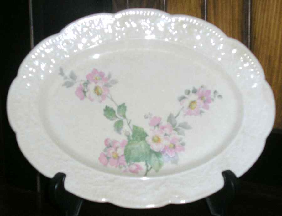 KNO285 11" Oval Serving Platter by Edwin Knowles-1