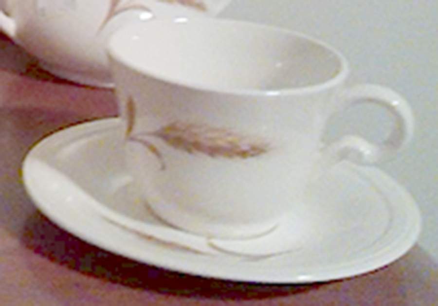 KNO33 Footed Cup & Saucer Set by Edwin Knowles-1