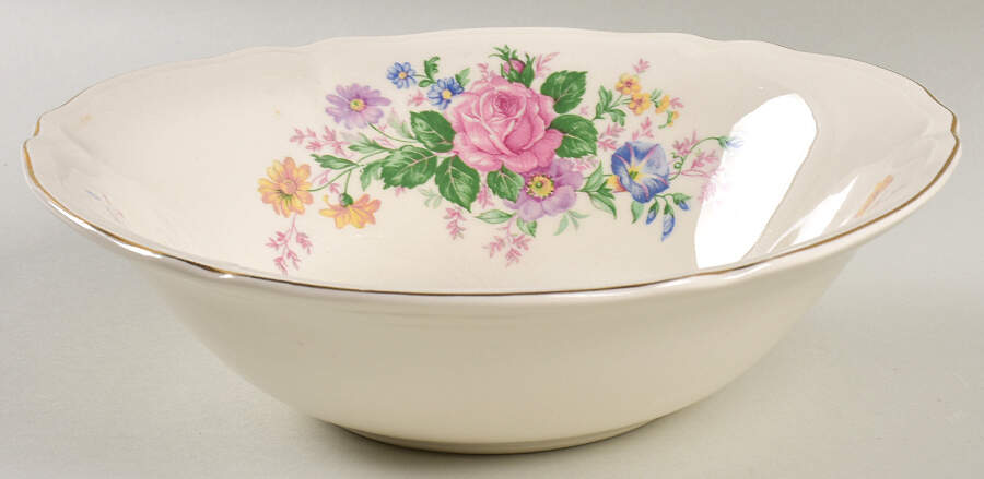 KNO35 8" Round Vegetable Bowl by Edwin Knowles-1