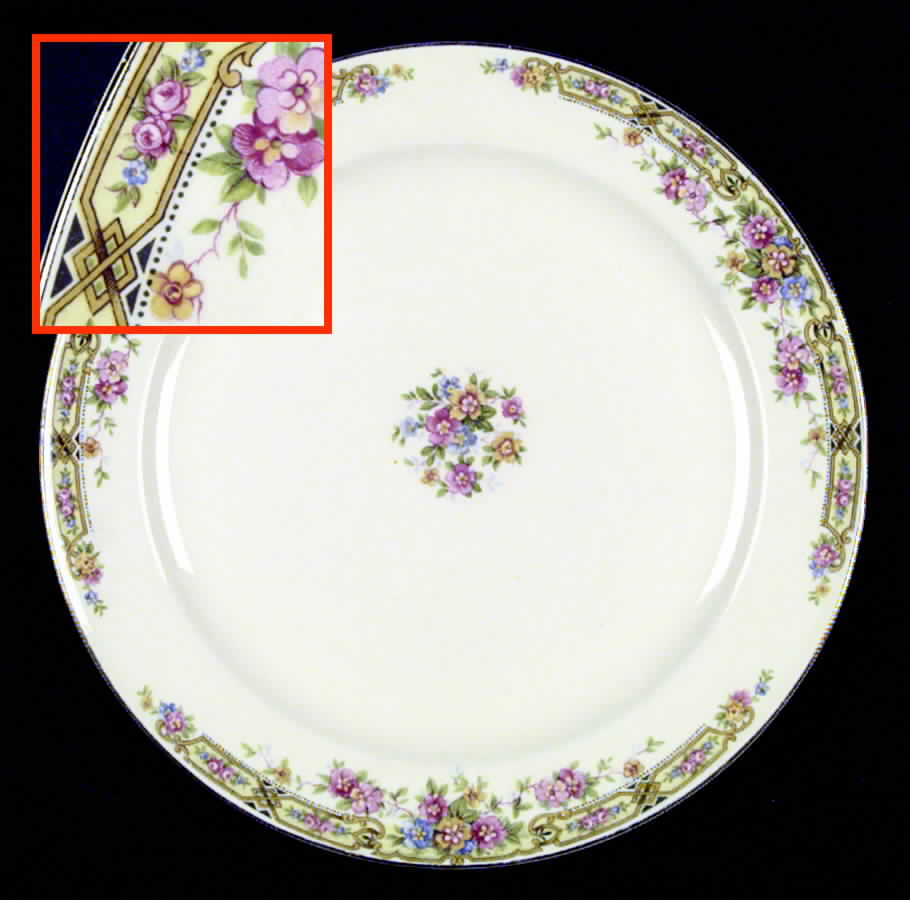 KNO39 Dinner Plate by Edwin Knowles-1