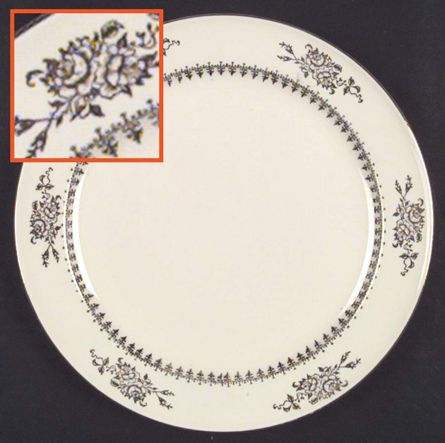 513-e-1 Luncheon Plate by Edwin Knowles-1