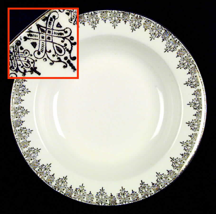 KNO68 9" Round Vegetable Bowl by Edwin Knowles-1