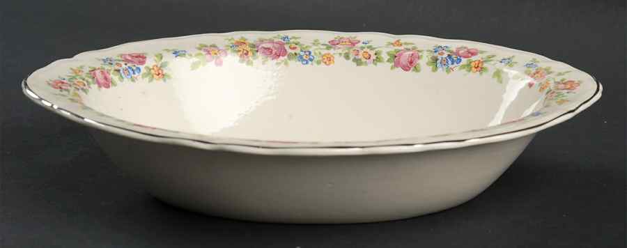 304C1 9" Oval Vegetable Bowl by Edwin Knowles-1
