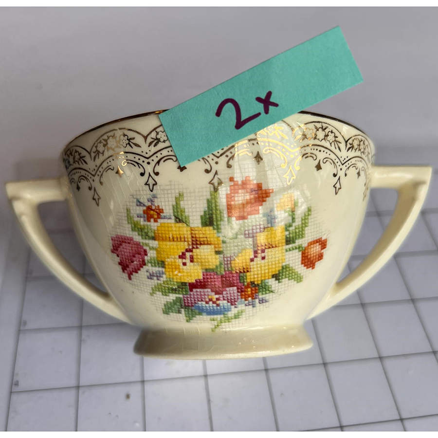KNO76 Sugar Bowl No Lid by Edwin Knowles-1