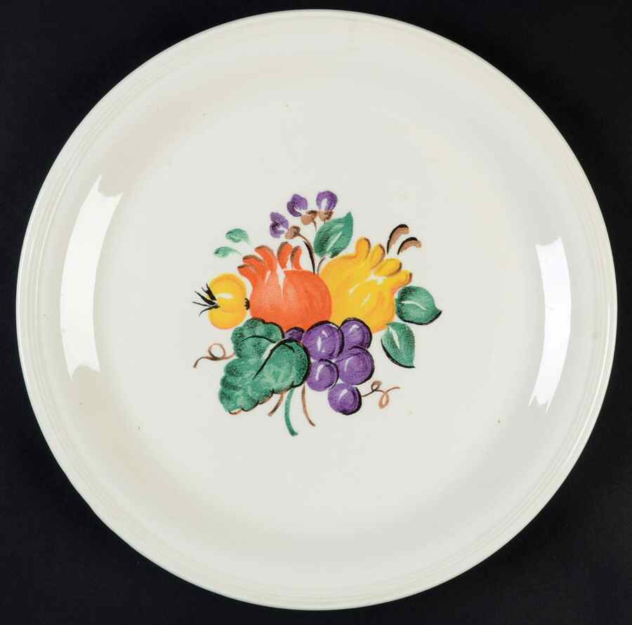 KNO87 12" Chop Plate (Round Platter) by Edwin Knowles-1
