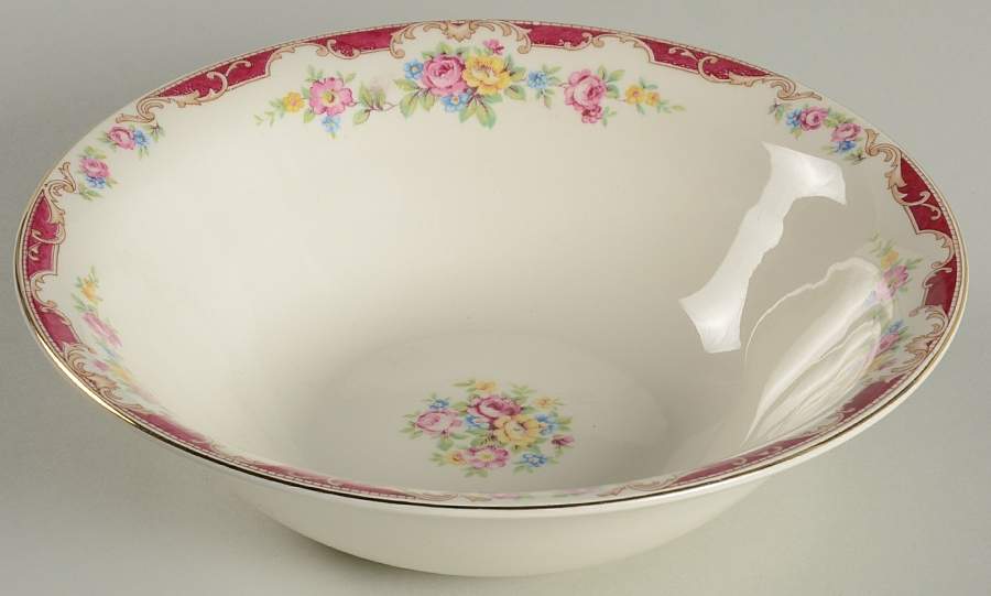 Lido 9" Round Vegetable Bowl by Edwin Knowles-1