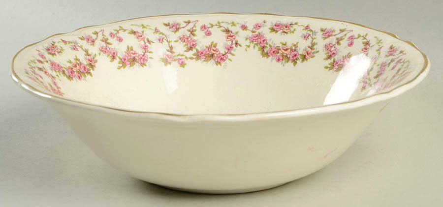 Lorraine 8" Round Vegetable Bowl by Edwin Knowles-1
