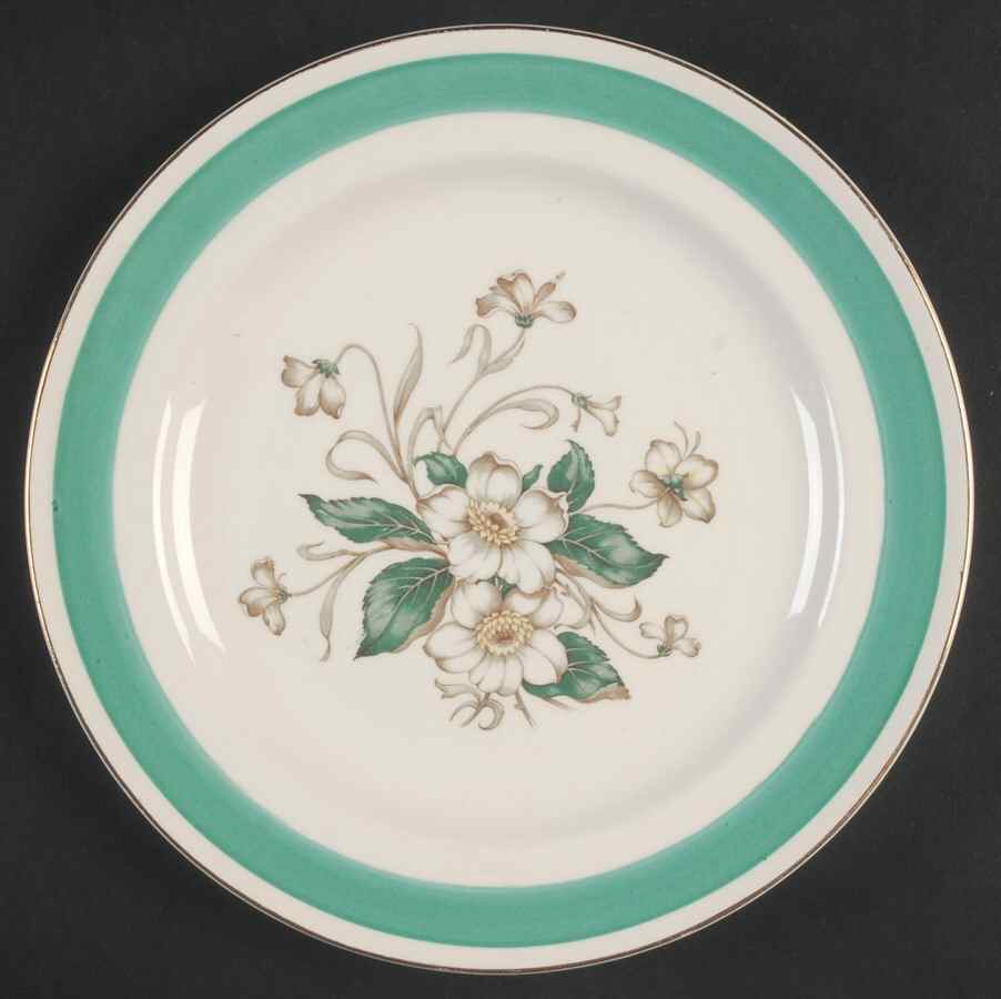 Magnolia Salad Plate by Edwin Knowles-1