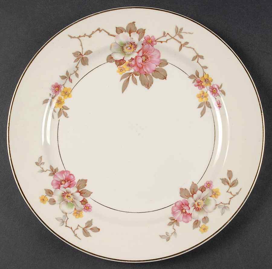 Mayday Luncheon Plate by Edwin Knowles-1