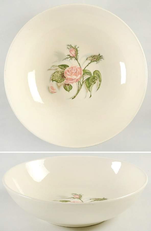 Moss Rose 9" Round Vegetable Bowl by Edwin Knowles-1