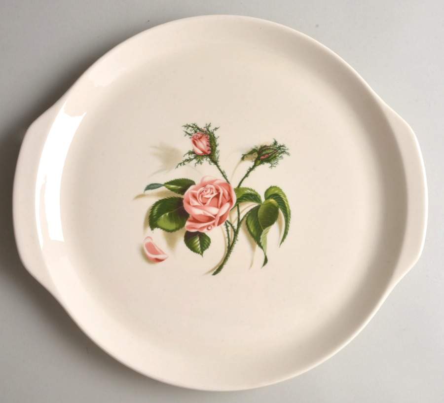 Moss Rose 13" Chop Plate (Round Platter) by Edwin Knowles-1