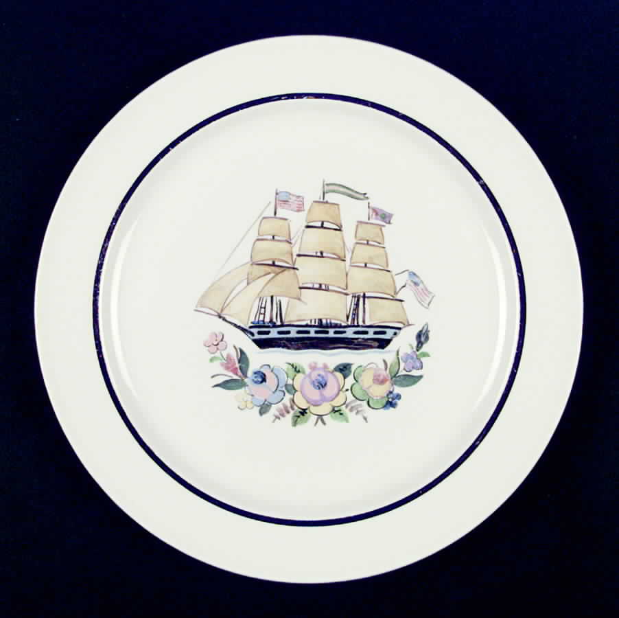 Nantucket Luncheon Plate by Edwin Knowles-1