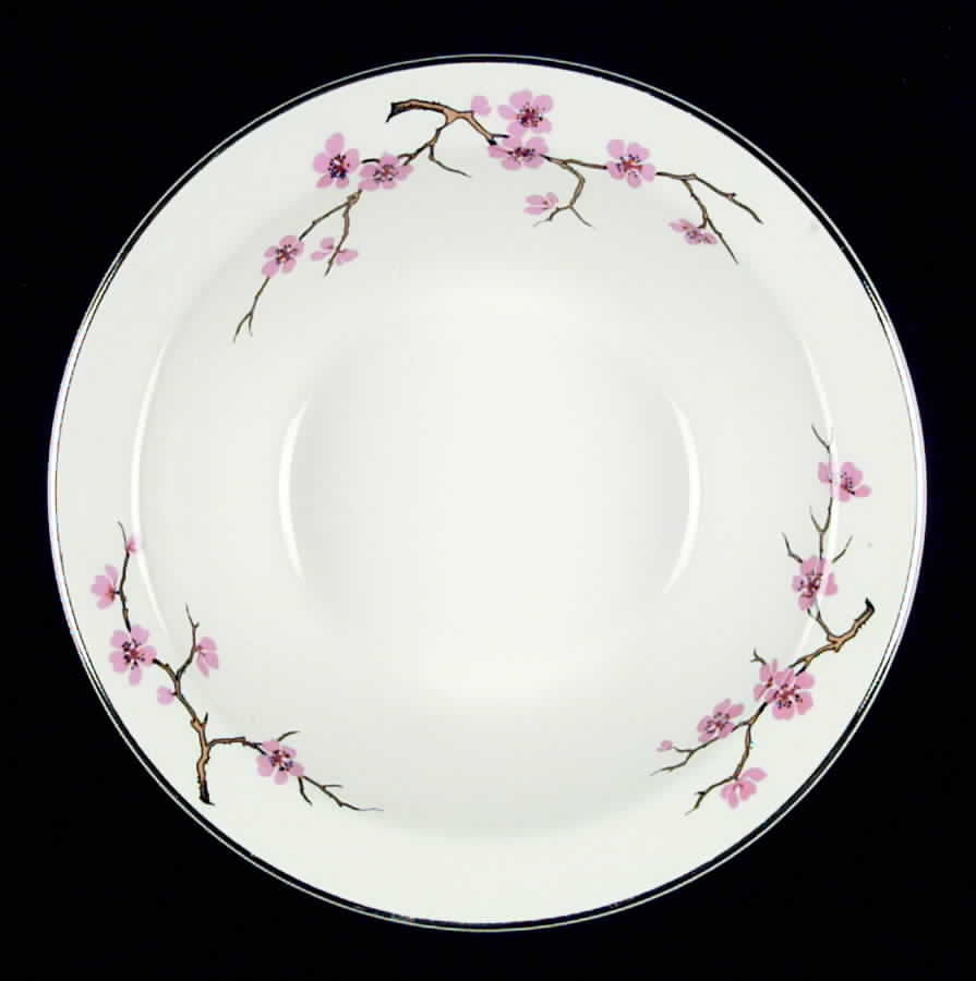 Peach Blossom 9" Round Vegetable Bowl by Edwin Knowles-1