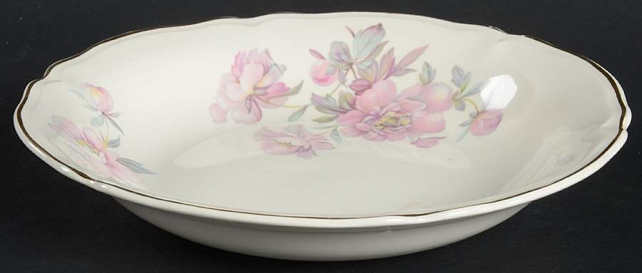 Peony Coupe Soup Bowl by Edwin Knowles-1