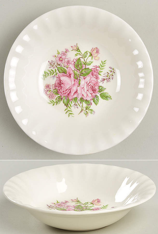 Picardy Fruit/Dessert (Sauce) Bowl by Edwin Knowles-1