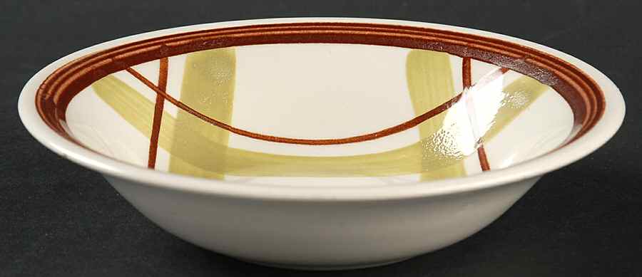 Plaid Fruit/Dessert (Sauce) Bowl by Edwin Knowles-1