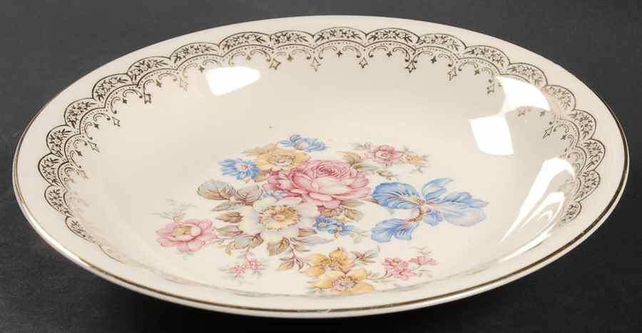 Priscilla Coupe Soup Bowl by Edwin Knowles-1