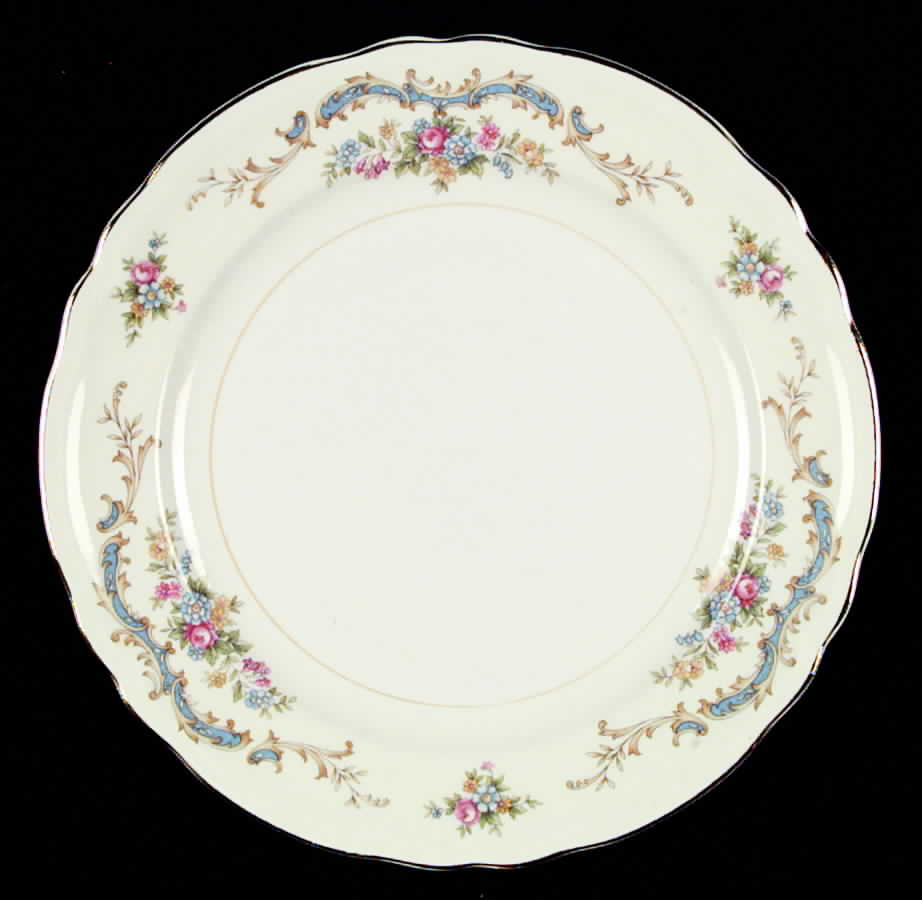 Princess (Blue) Dinner Plate by Edwin Knowles-1