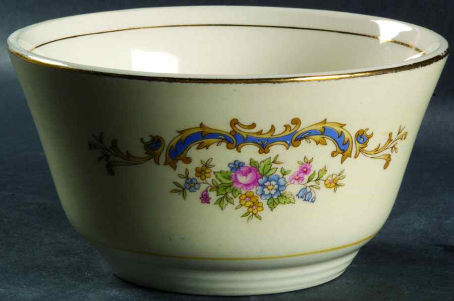 Princess (Blue) Cranberry Bowl by Edwin Knowles-1