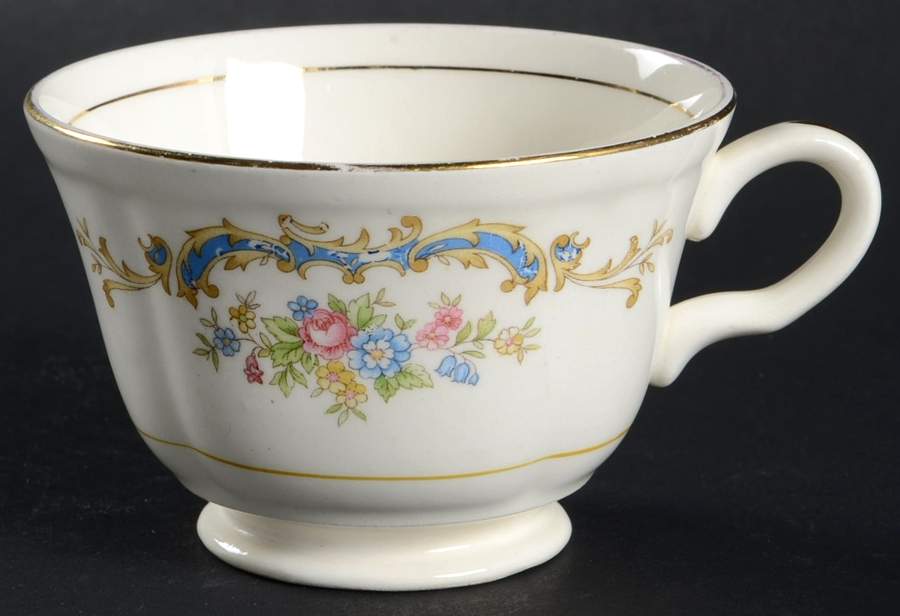 Princess (Blue) Footed Cup by Edwin Knowles-1