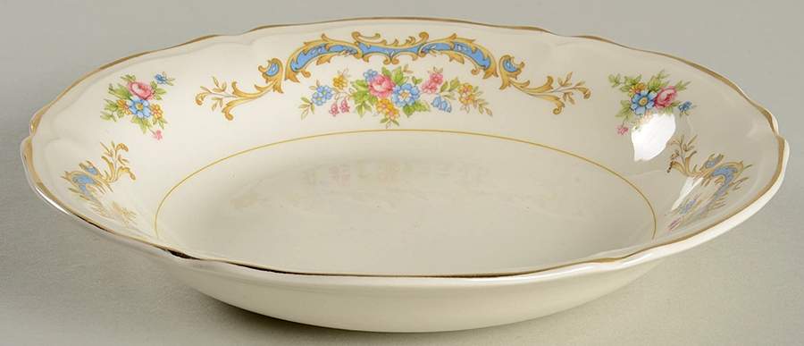 Princess (Blue) Coupe Soup Bowl by Edwin Knowles-1