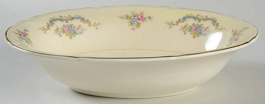 Princess (Blue) 9" Oval Vegetable Bowl by Edwin Knowles-1