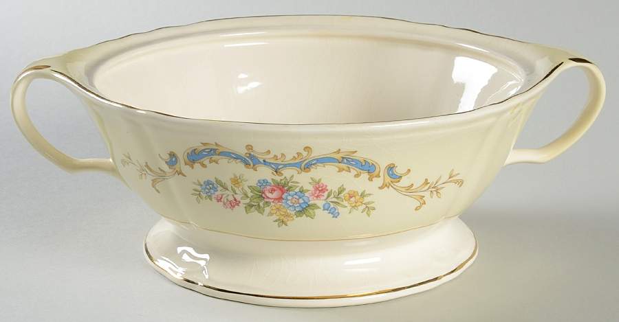 Princess (Blue) Round Vegetable No Lid by Edwin Knowles-1