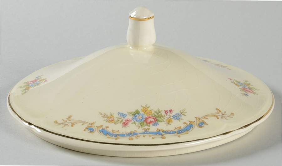 Princess (Blue) Lid for Round Vegetable by Edwin Knowles-1