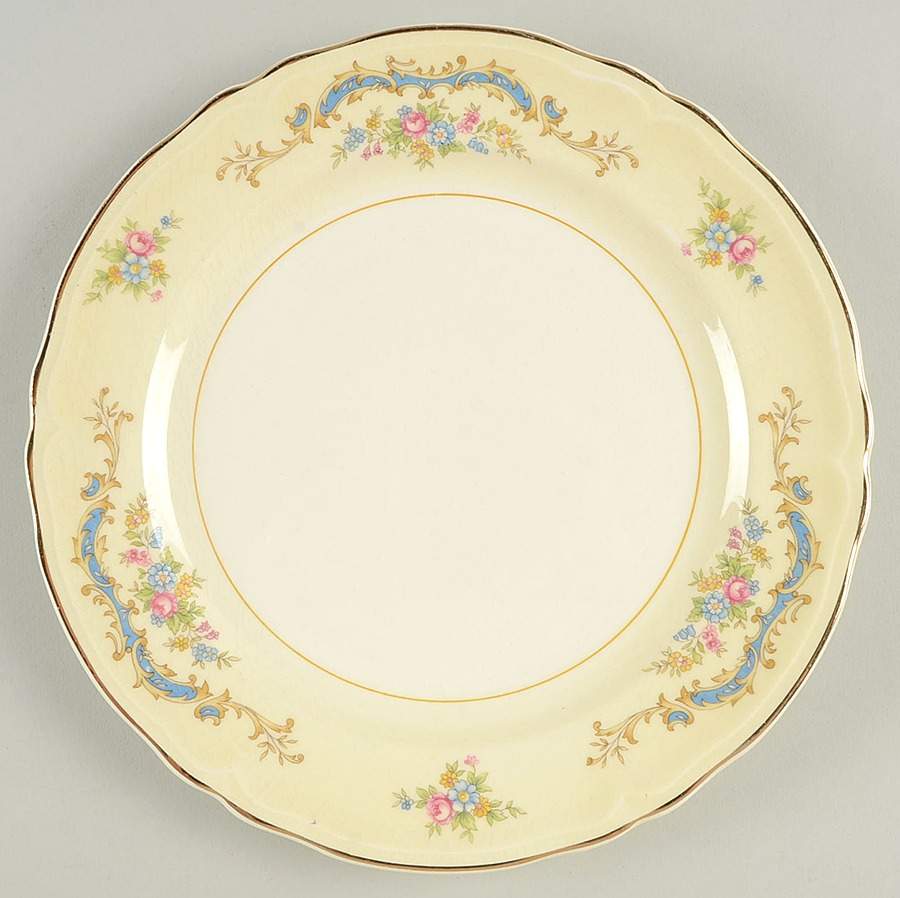 Princess (Blue) Luncheon Plate by Edwin Knowles-1