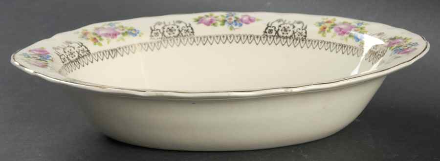 331E1 9" Oval Vegetable Bowl by Edwin Knowles-1