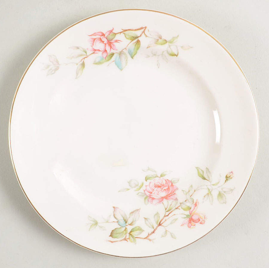 Romance Bread & Butter Plate by Edwin Knowles-1