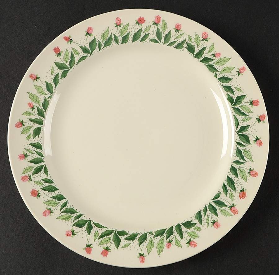 Rose Path Salad Plate by Edwin Knowles-1