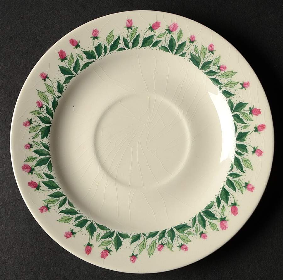 Rose Path Saucer by Edwin Knowles-1