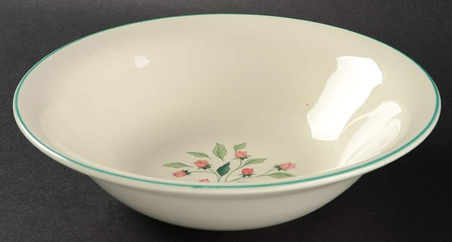 Rose Path 8" Round Vegetable Bowl by Edwin Knowles-1