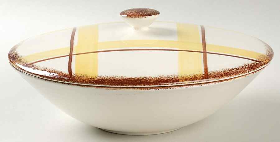 Santa Monica Round Covered Vegetable by Edwin Knowles-1