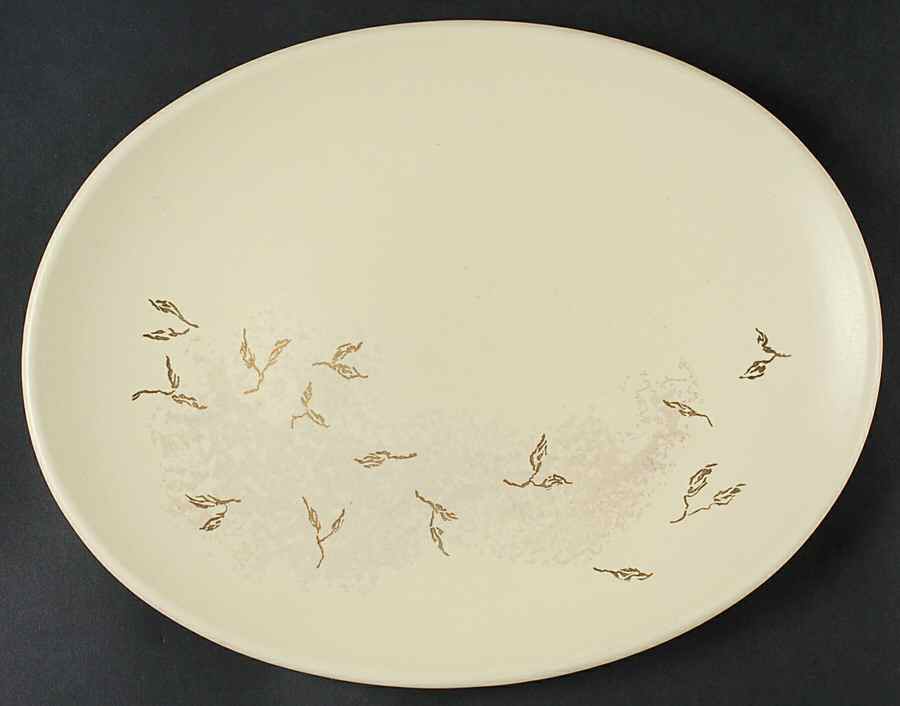 Seeds 13" Oval Serving Platter by Edwin Knowles-1