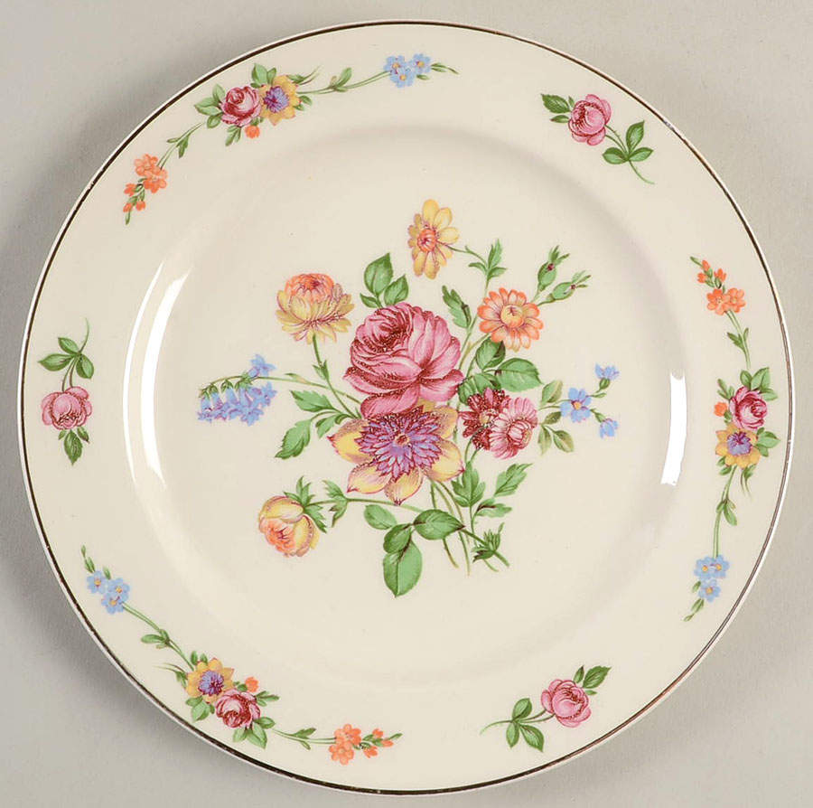 Serenade Salad Plate by Edwin Knowles-1