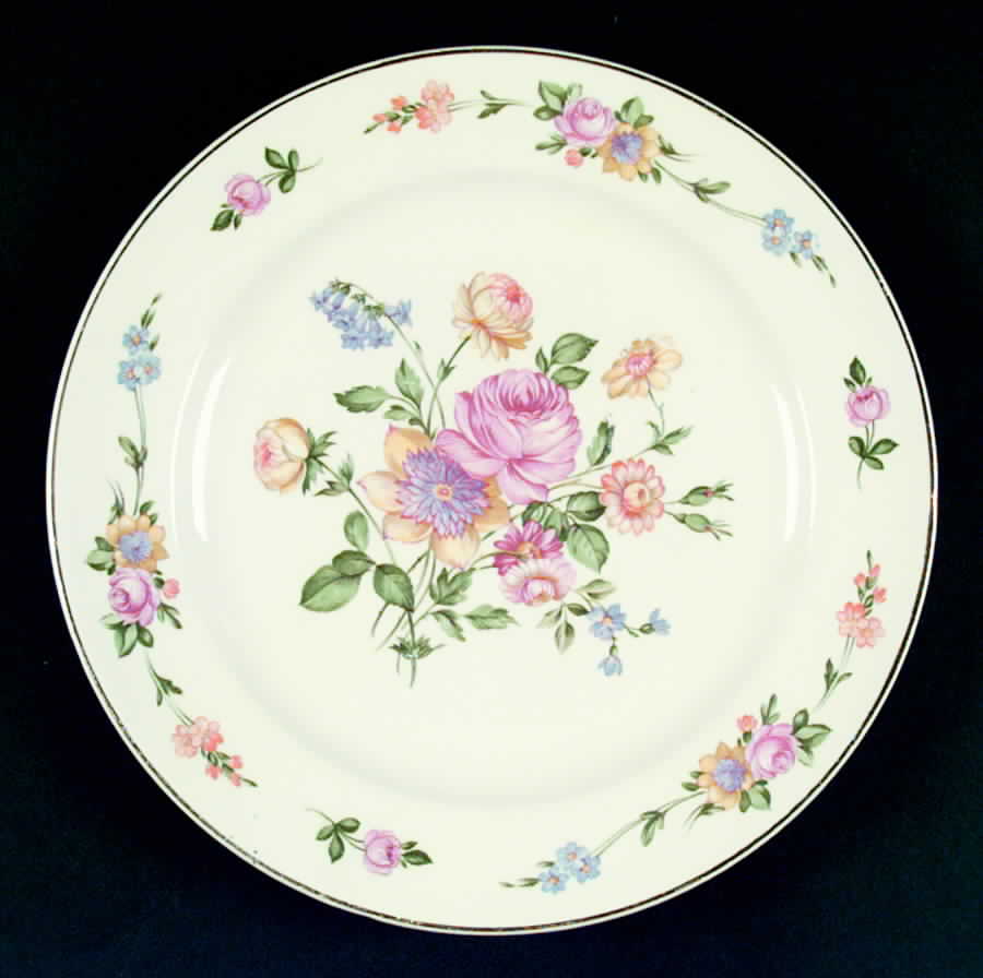Serenade Dinner Plate by Edwin Knowles-1