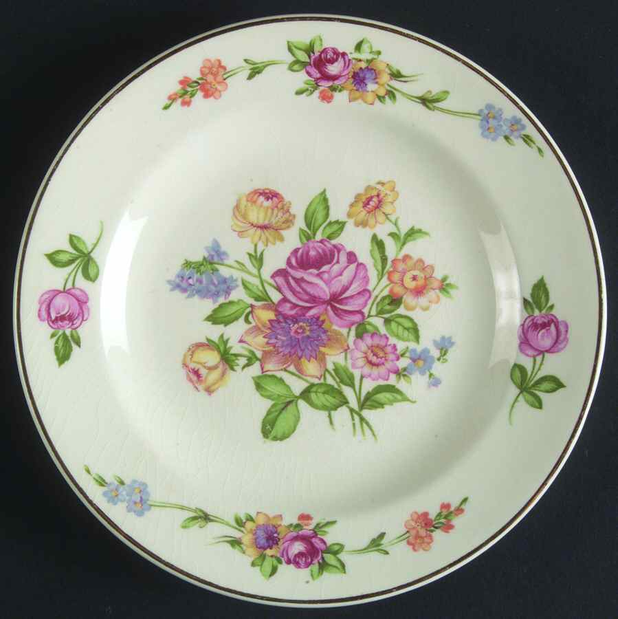 Serenade Bread & Butter Plate by Edwin Knowles-1