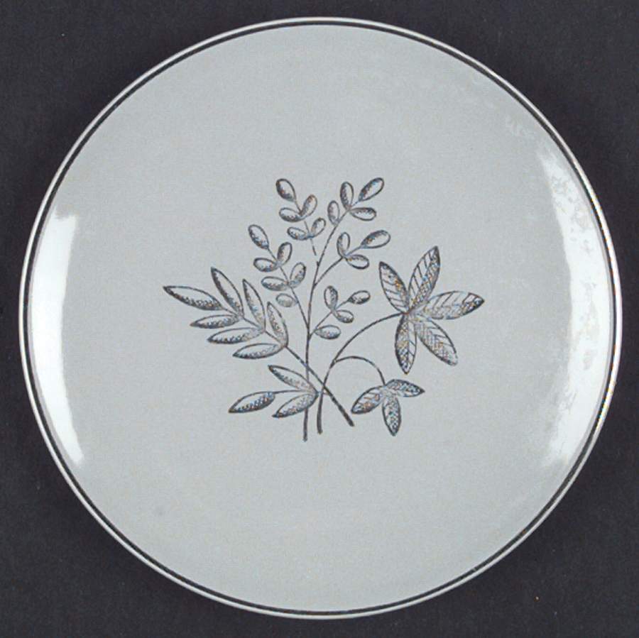 Silver Spray Bread & Butter Plate by Edwin Knowles-1